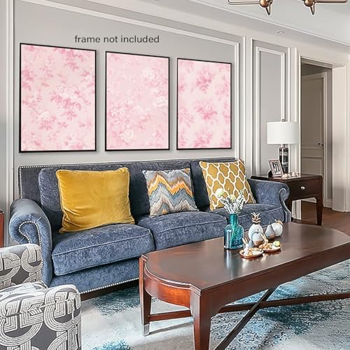 LYPHNX Pink Chinoiserie Flower Poster Wall Art light Pink Love Shack Fancy - Image 2