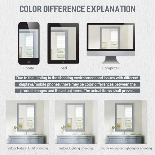 Tanmicoshomy Bathroom Rectangle Mirrors - Image 3