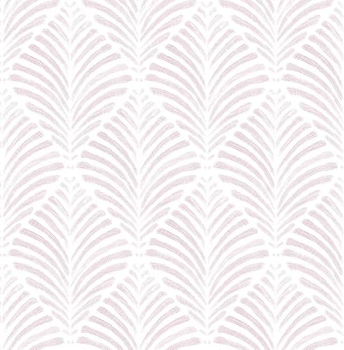 Safiyya Peel and Stick Wallpaper Boho Contact Paper 17.3"x393" Pink Geometric by SAFIYYA