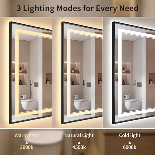 36"x60" LED Bathroom Mirror - Image 3