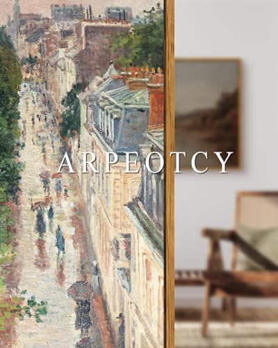 ARPEOTCY Cityscape Framed Canvas Wall Art, 24x36 Inch, Vintage French Street - Image 4