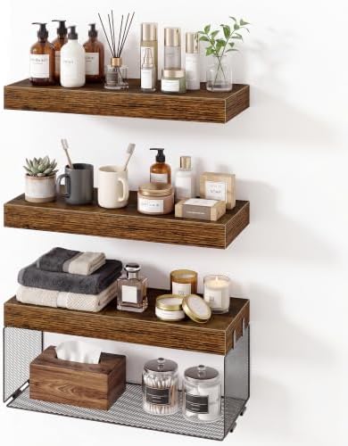 Acovy 16in Bathroom Floating Shelves by Acovy