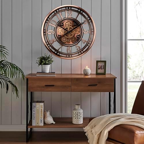 CLXEAST 21" Large Moving Gear Wall Clock - Image 5