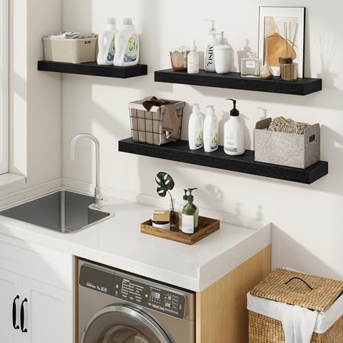 Floating Shelves for Wall, Wall Mounted Wood Shelves - Image 2