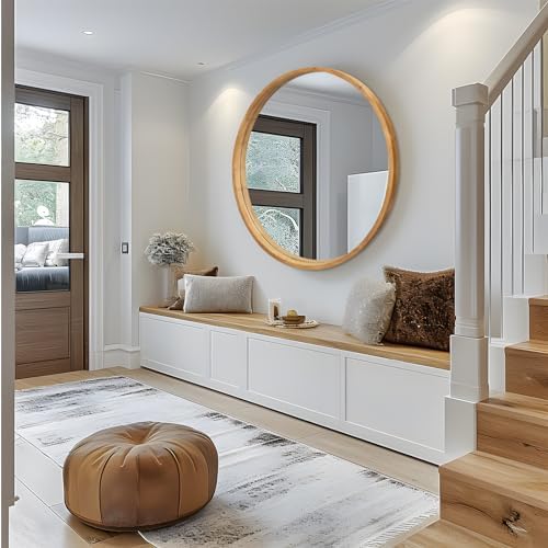 36" Bathroom Mirror, Round Wall Mirror - Image 7