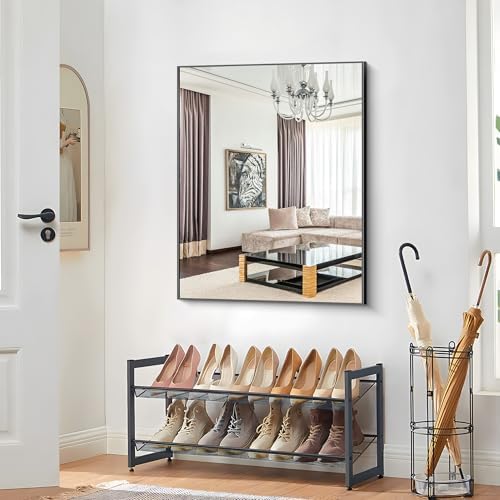 40x48 inch Large Black Bathroom Mirror, Rectangle Mirror - Image 5