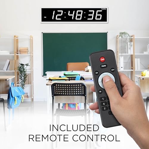 Ivation Oversized Digital Wall Clock - Image 5