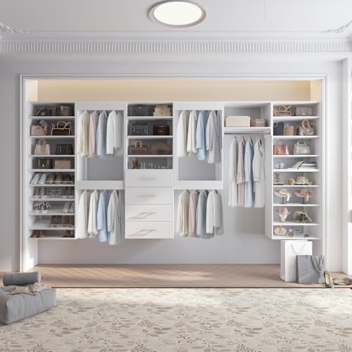31.5" Wide Shoe Shelf Tower Modular Closet System, Shoe Storage Closet Tower - Image 6