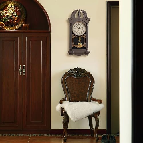 Clockswise Vintage Grandfather-Style Wall Clock - Image 2