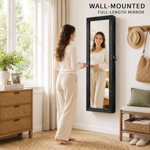 Over the Door Jewelry Organizer, Wall Mounted Jewelry Cabinet - Image 2