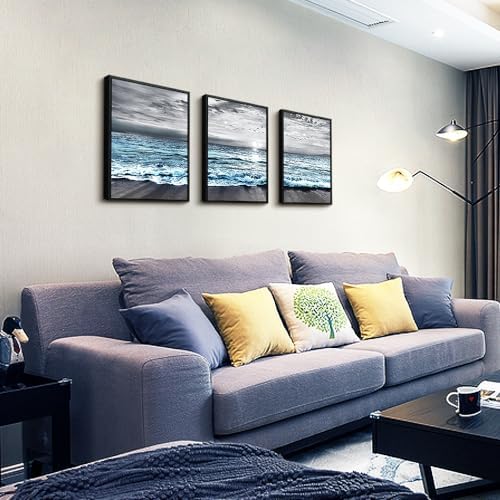 Black Framed Canvas Wall Art For Living Room & Bedroom Decor - Image 2