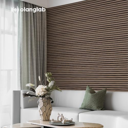 Olanglab Wood Panels for Wall 4Pack 94.5"x12.6" Dark Walnut - Image 7