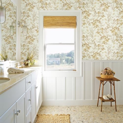 Erfoni Boho Floral Peel and Stick Wallpaper Floral Leaf Contact Paper - Image 4