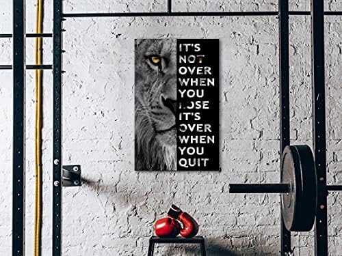 Never Give Up Motivational Print Canvas Wall Art • Success Printing Gallery - Image 6