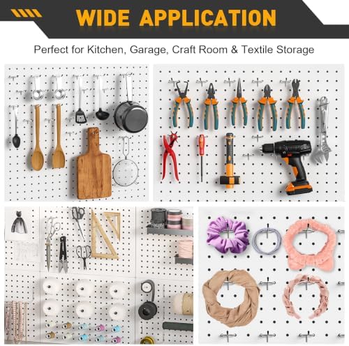 50 Pack 2 Inch Pegboard Hooks, Peg Board Organizer Accessories - Image 7