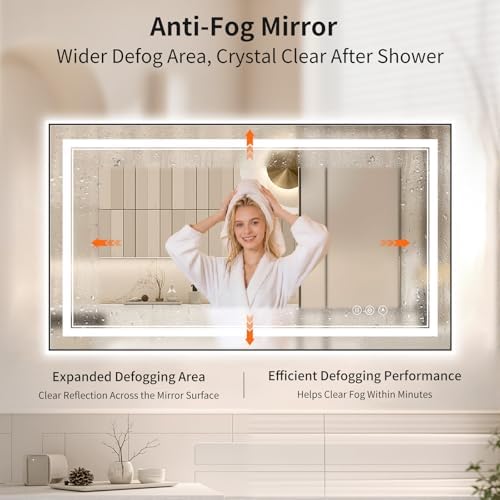 30"x50" LED Bathroom Mirror - Image 5