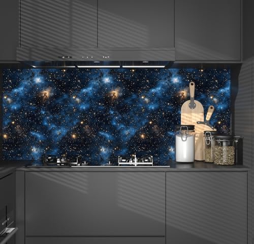 Laatse Dark Starry Sky Wallpaper Peel and Stick 17.5"x 118" - Image 3