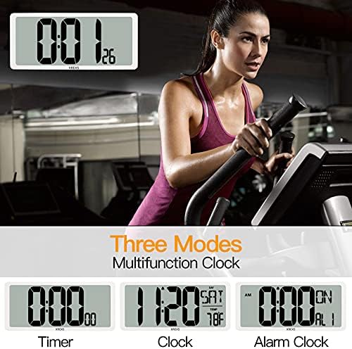 XREXS 16.9 Inch Large Digital Wall Clock Battery Operated - Image 6