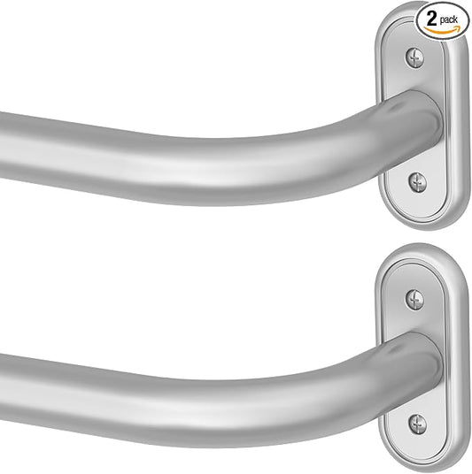 2 Pack Curtain Rods 36-120 Inch, Living Room, Sliding Door by Wolistsa