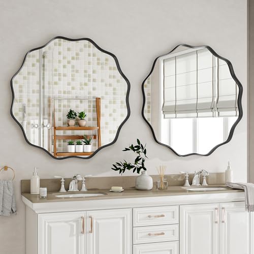 Wavy Round Mirror - Image 2