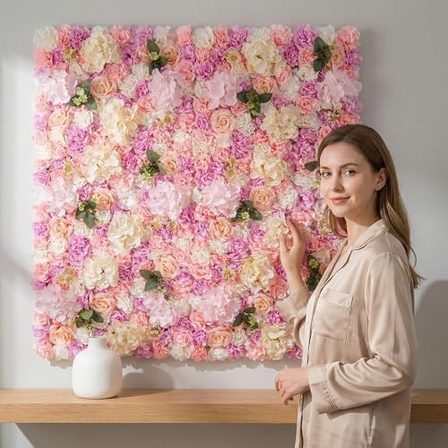 Flower Wall Backdrop 6 Panels16×24 Inch - Image 6