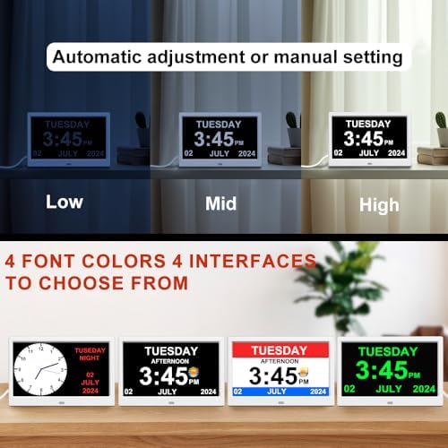 2026 Digital Clock Plug-in, Power Outage Memory, DST Display Time, and Year - Image 3