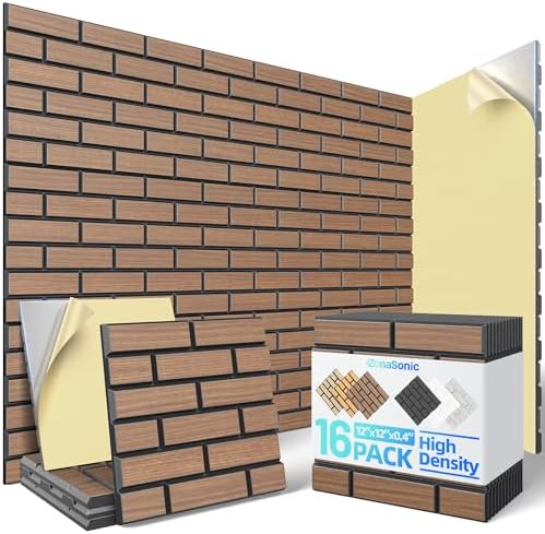 Self-Adhesive Acoustic Panels High Density Sound Proof Foam Panels by Unknown