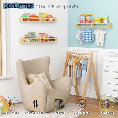Harwaya Floating Nursery Book Shelves - Image 5