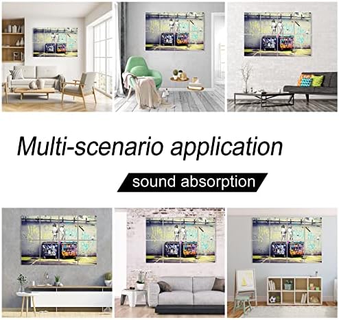 HLJ ART Soundproof Wall Panels: Art Acoustic Panels Sound Proof Absorbing - Image 5