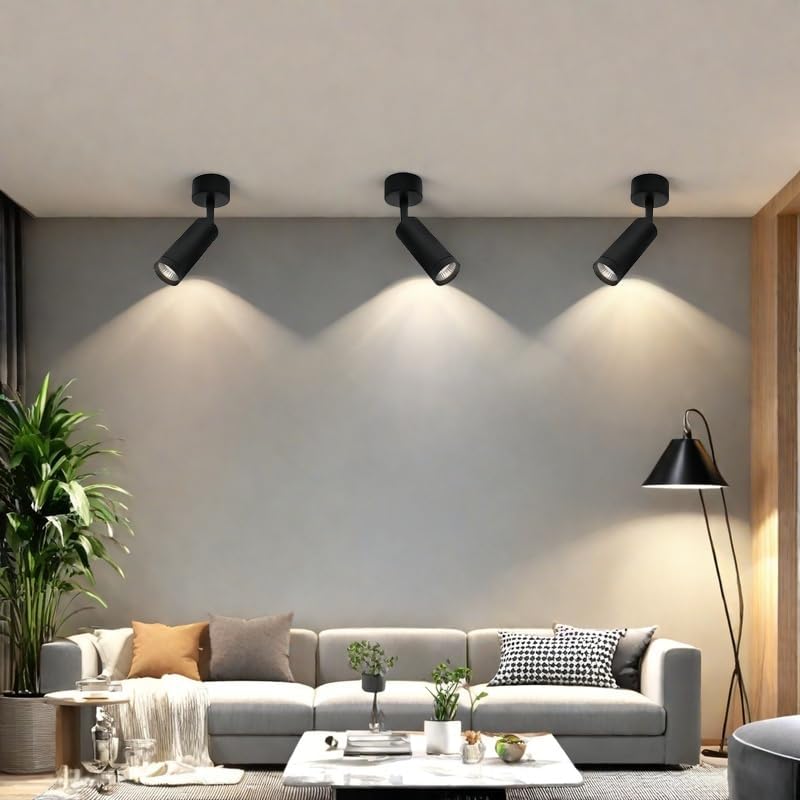 LED Spotlight Wall Lamp Indoor Ceiling Spotlights, Adjustable Directional Spot - Image 3