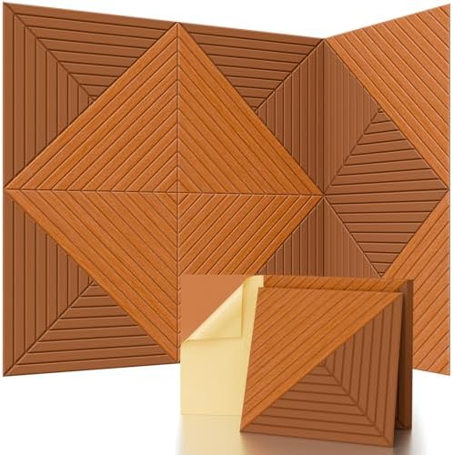 6 Pack Peel and Stick Acoustic Wall Panels by Temgcuam