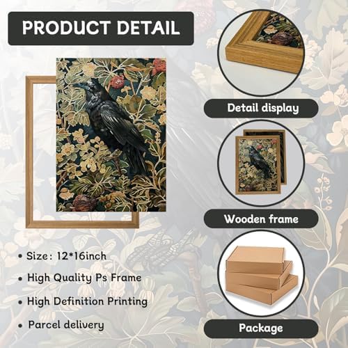 AKWISH Framed 3D Textured Vintage Wall Art - Image 5