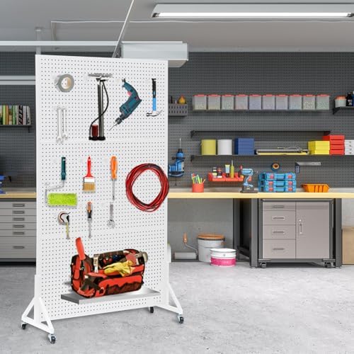 Eastern Tree Metal Pegboard Display Stand 3.5 x 6 Feet - Image 7