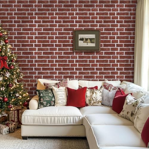 3D Faux Brick Wall Panels Peel and Stick, Designed - Image 5