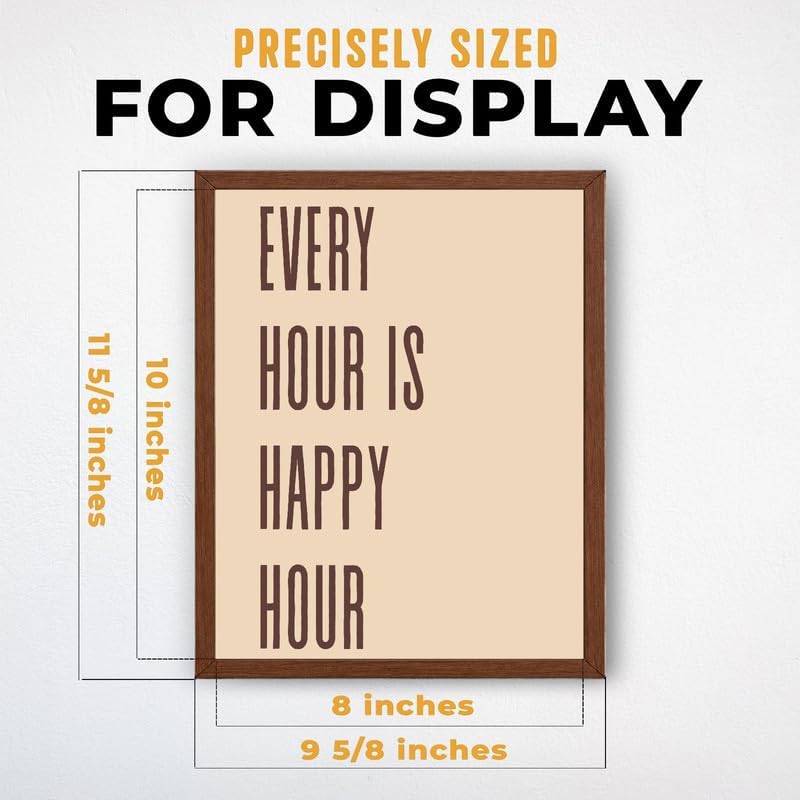 InkFlow Posters Every Hour Happy Hour Canvas Poster - Image 3