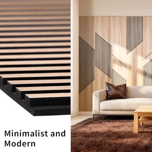 4-Pack Teak Wood Grain 3D Wall Panels - Image 5