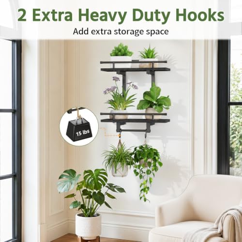 LASZOLA Floating Plant Shelves Holder Wall Indoor - Image 5