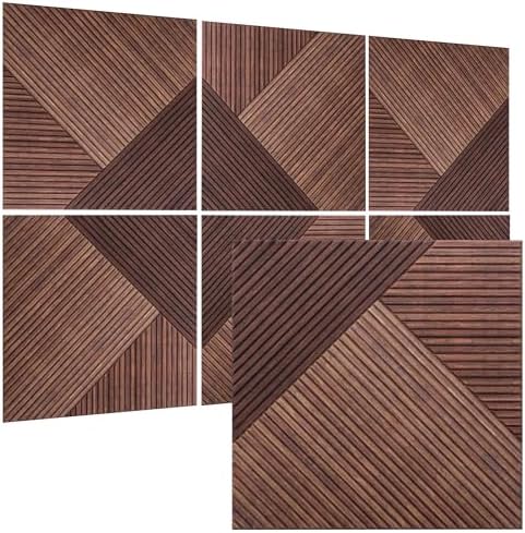 TO-TH Sound Proofing Panel Peel and Stick Wall Panels 6Pack by TO-TH