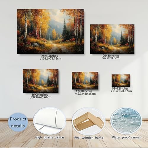 Serene Landscape Canvas Wall Art - Image 5