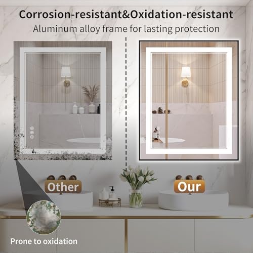 38"x38" LED Bathroom Mirror - Image 6