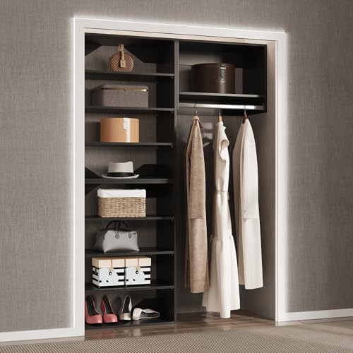 Modular Closet System, Wood Tower Storage - Image 3