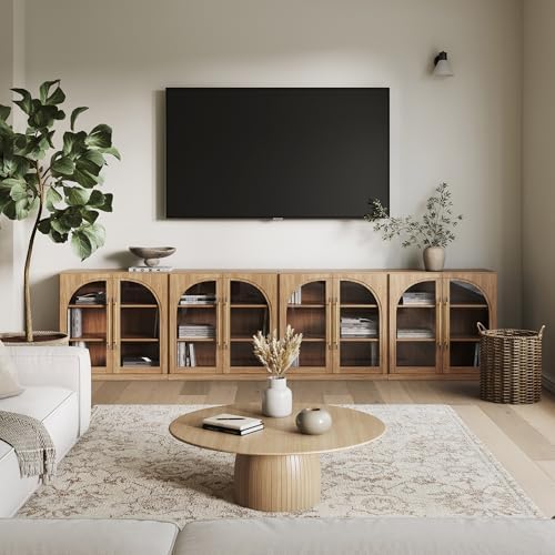 BELLEZE Jagger Set of 4 32.5" TV Stand & Entertainment Centers by BELLEZE