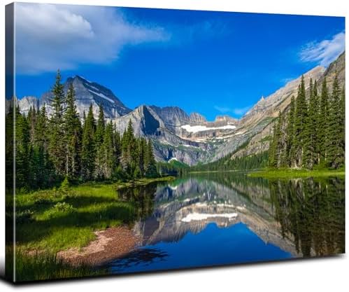 Nature Mountain Wall Art for Living Room Banff National Park Posters Colorado by AREBOLOLLC