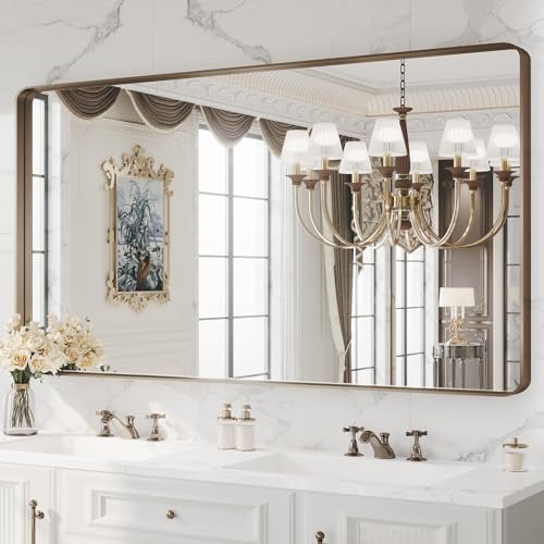 WEER Bronze Bathroom Vanity Mirror 60X30 Inch by WEER
