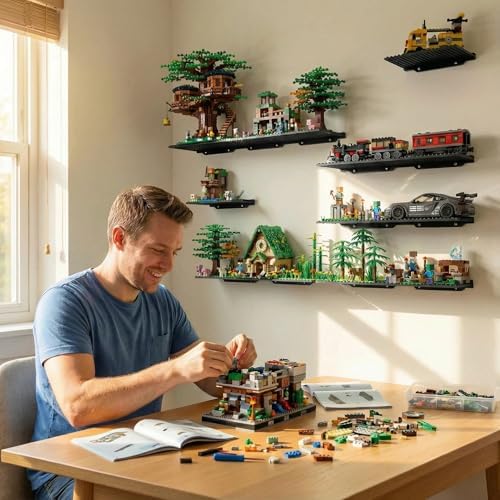 6 Pack Mini Wall Display Shelves - Image 6