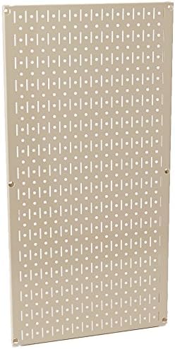 Wall Control Pegboard 32in x 16in Beige Metal Pegboard Tool Board Panel - Image 4