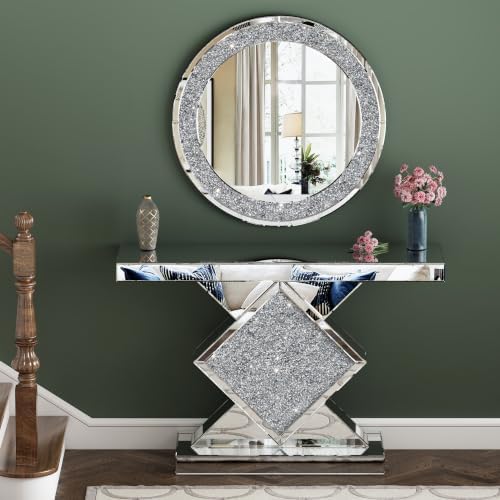 SHYFOY 32" Round Large Wall Mirror - Image 5