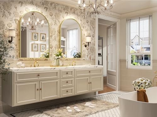 Brightify Arched Wall Mirror, 26 x 38 Inch, HD Silver, Living Room, Wall Mount - Image 2