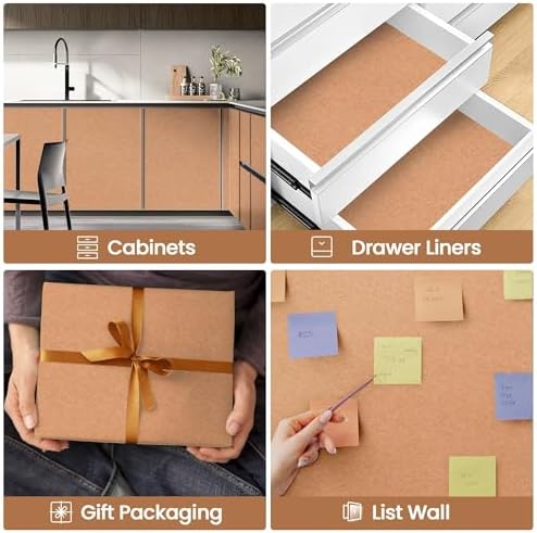 Cream Peel and Stick Self Adhesive Wallpaper Countertop Contact Paper - Image 3