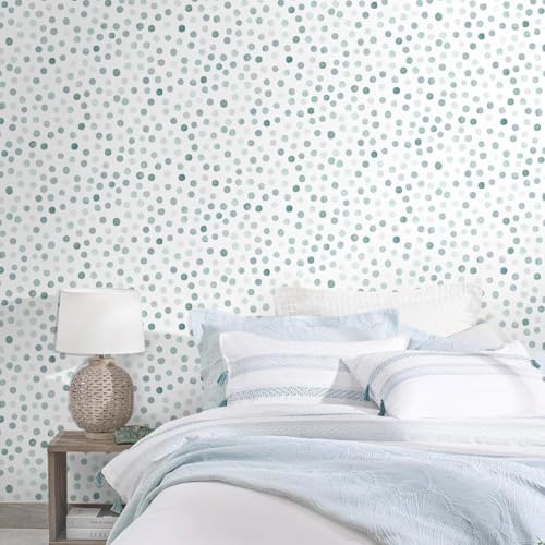 Dimoon 17.3''x78.7'' Peel and Stick Wallpaper Blue Green Boho Contact Paper - Image 5